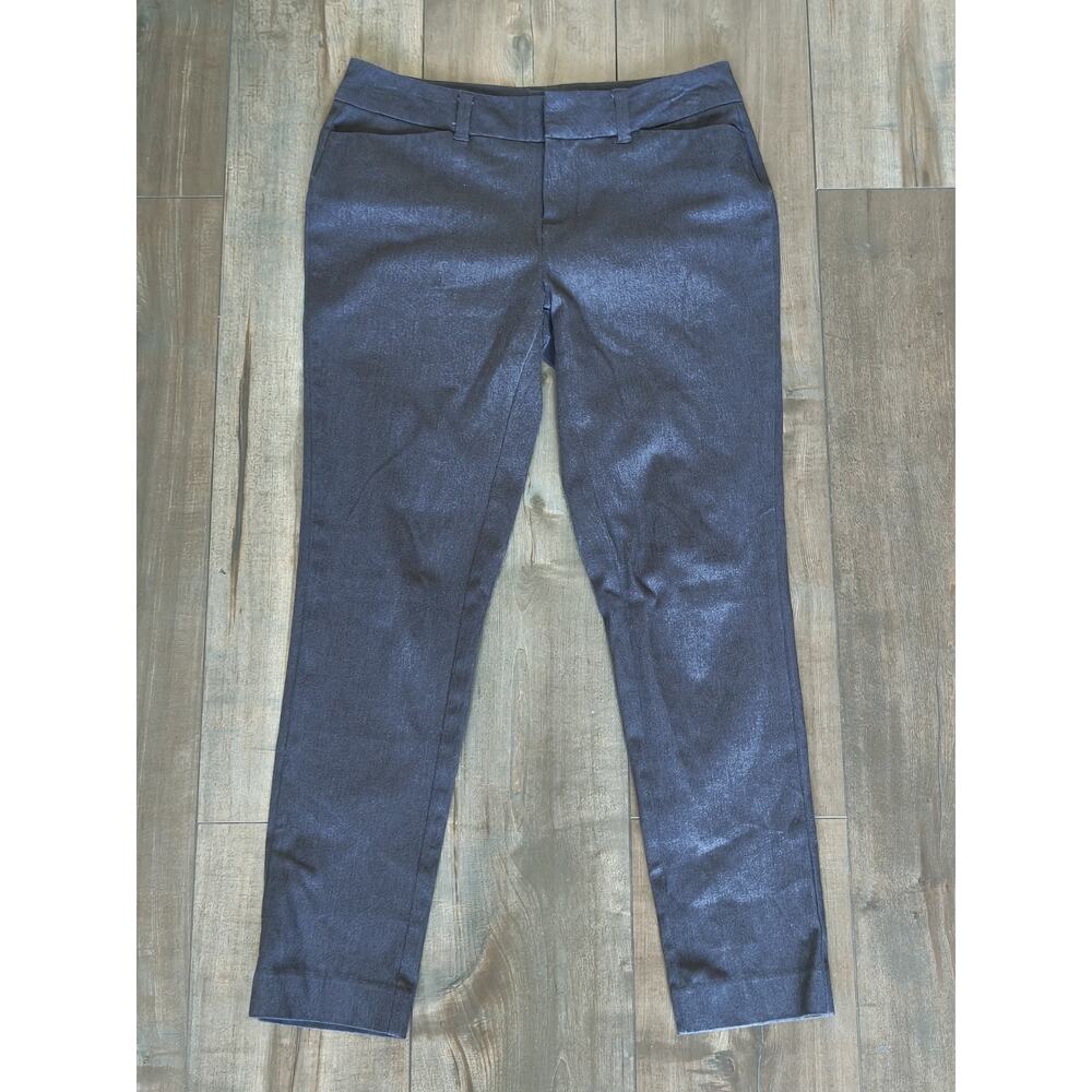 Faded Glory Women’s Pants Size 4 Black Slim Fit Stretch Trousers Cotton Blend